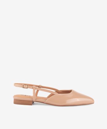 SAPATO SLING BACK EM VERNIZ
