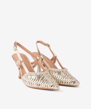 Alternative view of SAPATO SLING BACK METALIZADO