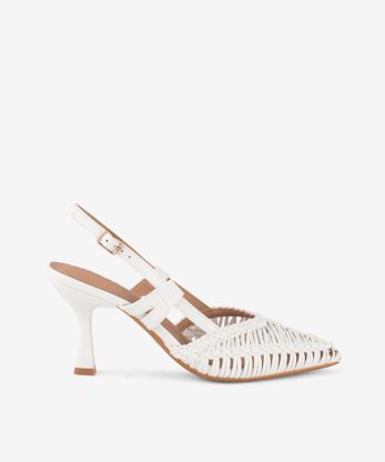 SAPATO SLING BACK EFEITO PELE