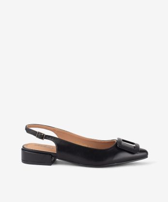 SAPATO SLING BACK EFEITO PELE