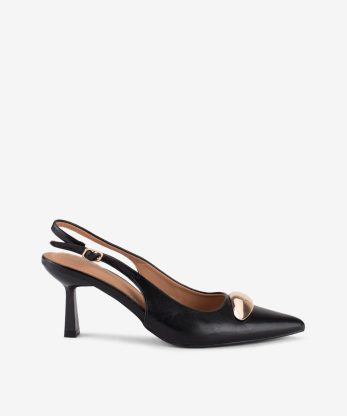 SAPATO SLING BACK EFEITO PELE