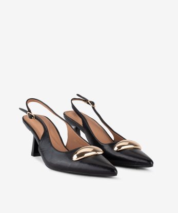 Alternative view of SAPATO SLING BACK EFEITO PELE