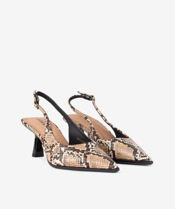 Alternative view of SAPATO SLING BACK ESTAMPADO
