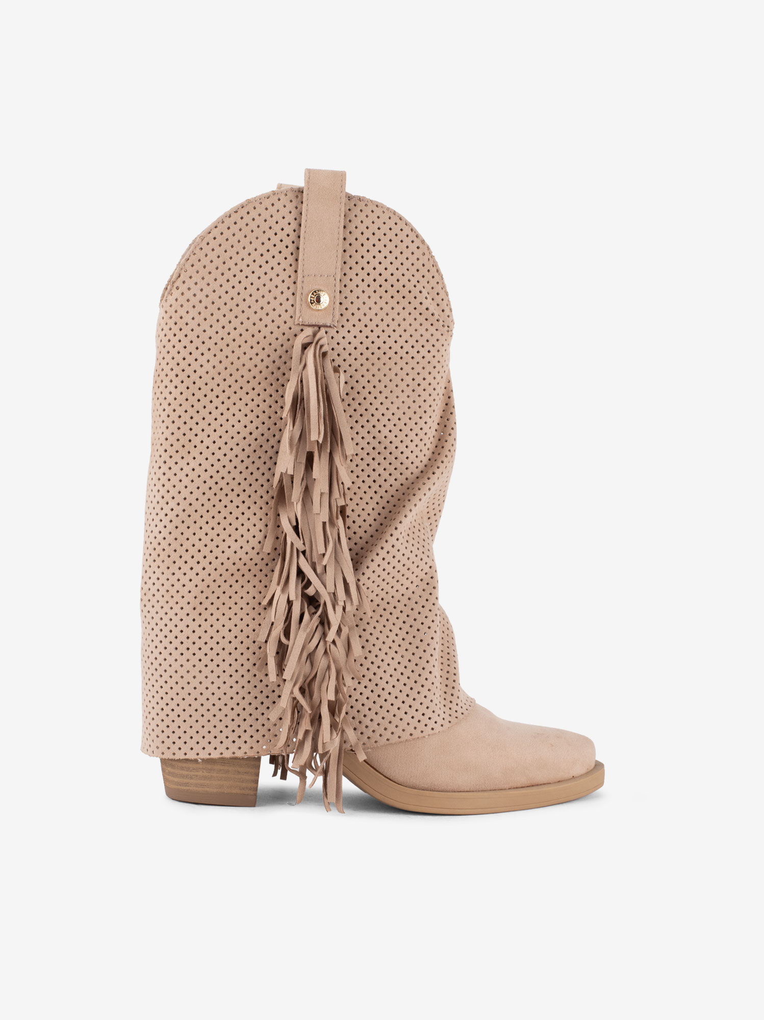 BOTA TEXANA COM FRANJAS