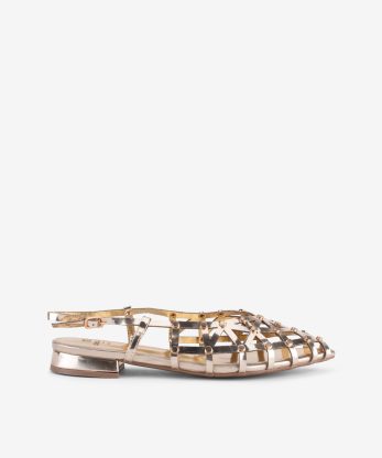 SAPATO SLING BACK COM TACHAS