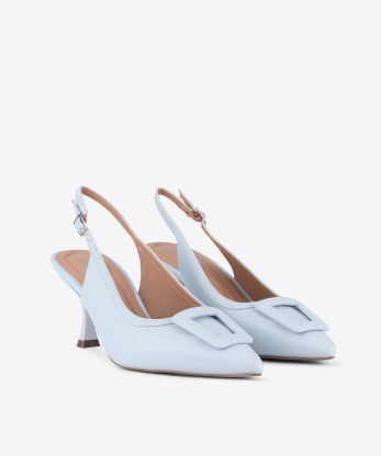 Alternative view of SAPATO PUMP SLING BACK METALIZADO
