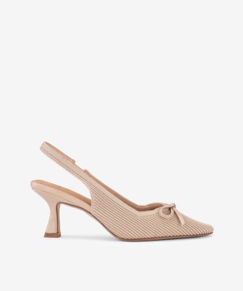 SAPATO PUMP SLING BACK EM MESH