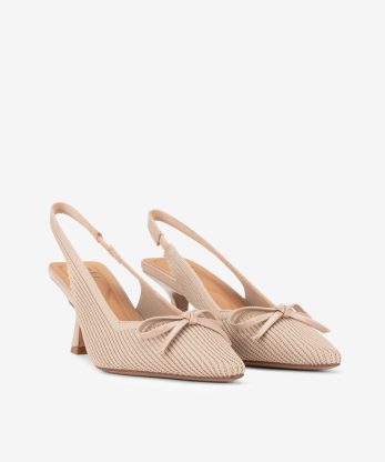 Alternative view of SAPATO PUMP SLING BACK EM MESH