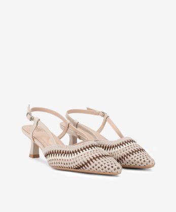 Alternative view of SAPATO PUMP SLING BACK EM MESH