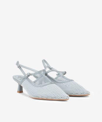 Alternative view of SAPATO PUMP SLING BACK EM MESH