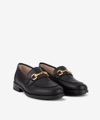 Alternative view of SAPATO LOAFER EM PELE COM APLICAÇÃO METÁLICA