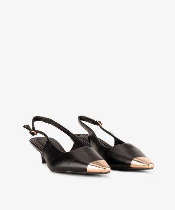 Alternative view of SAPATO SLING BACK DE CAP TOE METÁLICA
