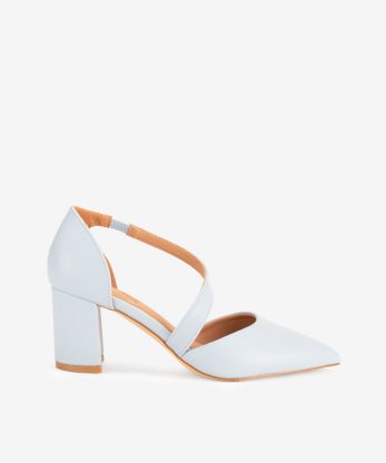 SAPATO PUMP ABERTO DE ELÁSTICO