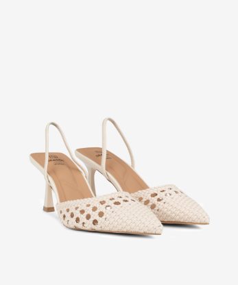 Alternative view of SAPATO SLING BACK ENTRANÇADO