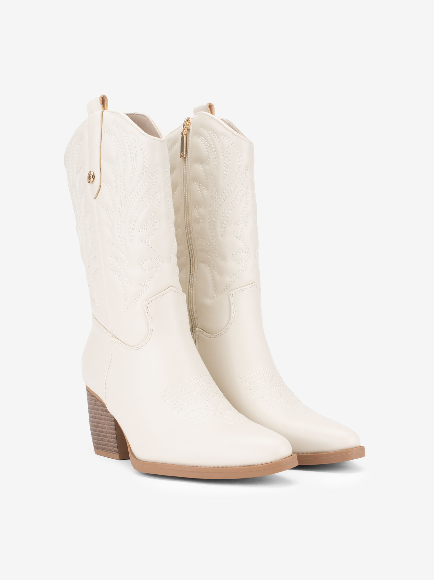 BOTA DE TACÃO ESTILO TEXANA COM ACOLCHOADO NO CANO - Image 2