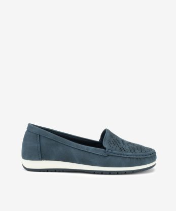 SAPATO MOCASSIM EFEITO PELE