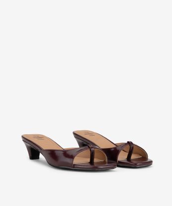 Alternative view of SANDÁLIA MULE ESTAMPADA