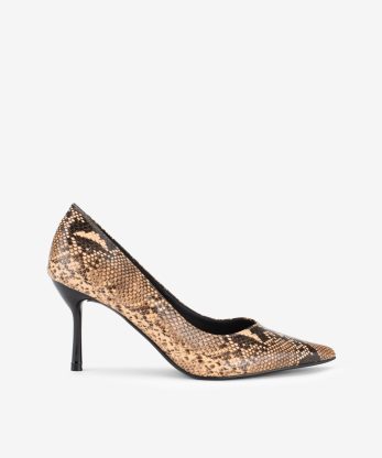 SAPATO PUMP EFEITO PELE ESTAMPADA