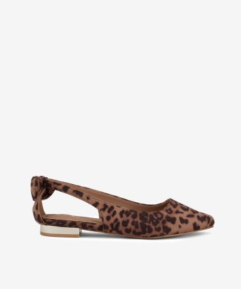 SAPATO SLING BACK ESTAMPADO