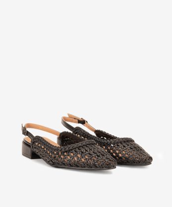 Alternative view of SAPATO SLING BACK ENTRANÇADO