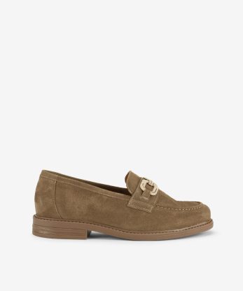 SAPATO LOAFER EM CROUTE