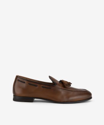 SAPATO LOAFER EM PELE