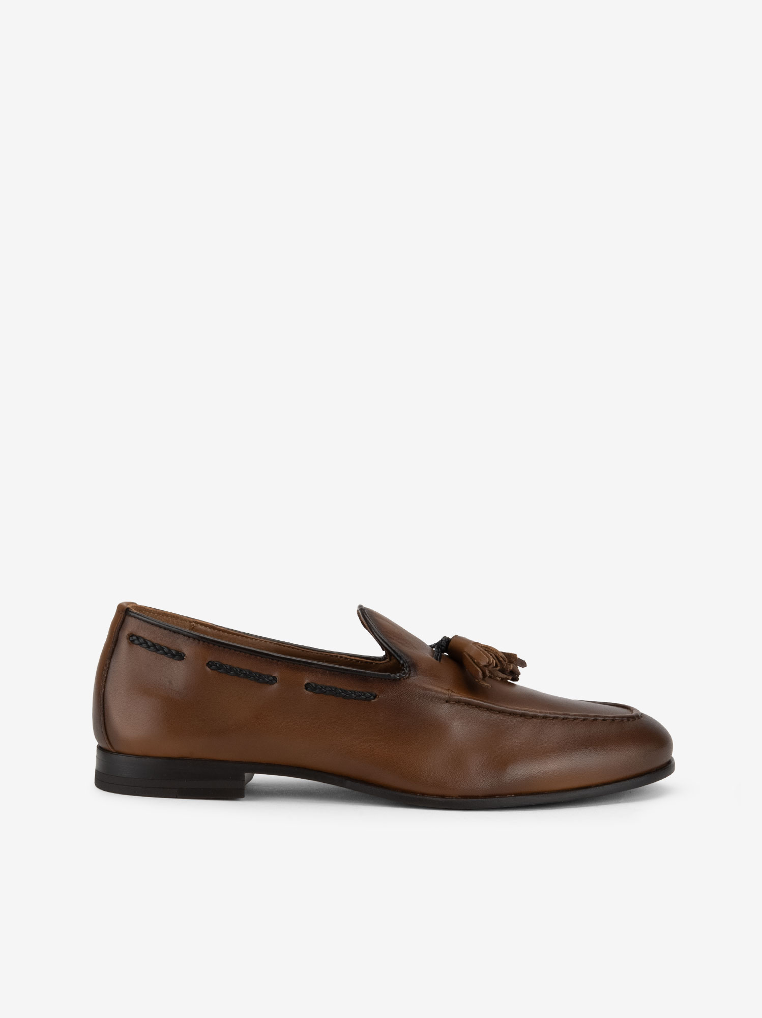 SAPATO LOAFER EM PELE