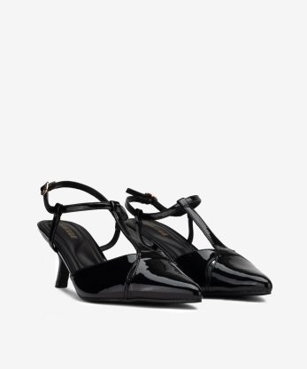 Alternative view of SAPATO PUMP SLING BACK EFEITO VERNIZ