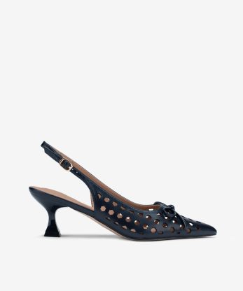 SAPATO PUMP SLING BACK PERFURADO