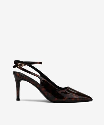 SAPATO PUMP SLING BACK EM CETIM