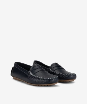 Alternative view of SAPATO MOCASSIN EM PELE COM COSTURA MANUAL
