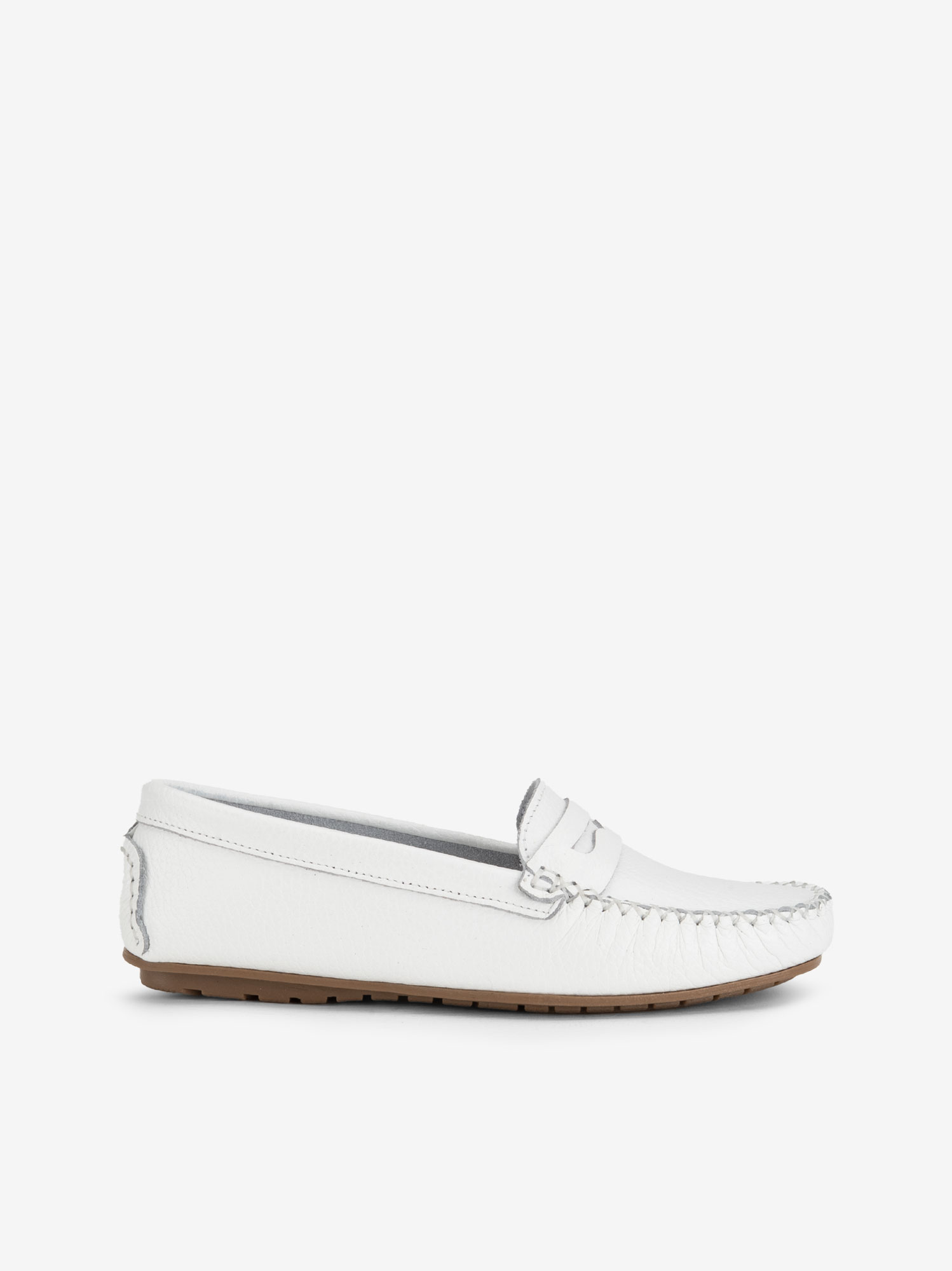 SAPATO MOCASSIN EM PELE COM COSTURA MANUAL - Image 3