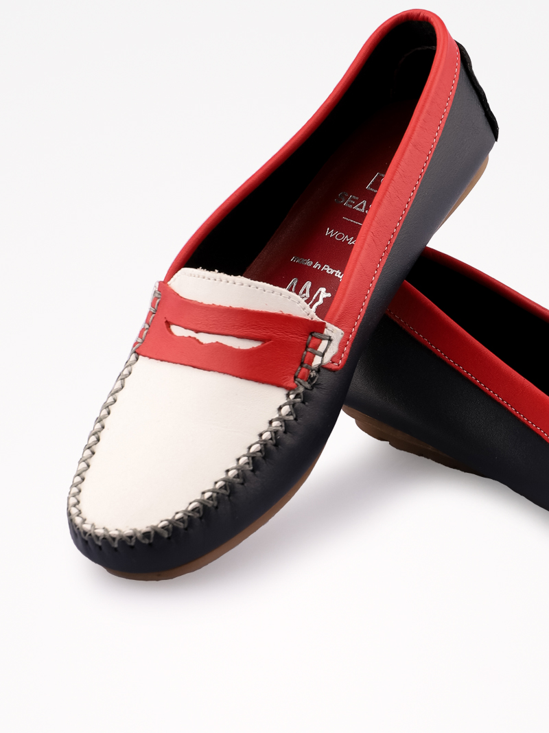 SAPATO MOCASSIM SLIP ON EM PELE COM TRAVESSÃO - Image 8