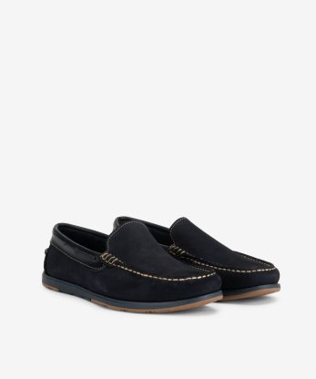 Alternative view of SAPATO MOCASSIM SLIP ON EM PELE NOBUCK COMBINADA