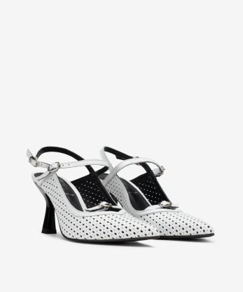Alternative view of SAPATO SLING BACK EM PELE PERFURADO