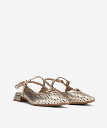 Alternative view of SAPATO SLING BACK EM PELE PERFURADO