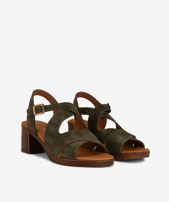 Alternative view of SANDÁLIA DE TACÃO EM CROUTE