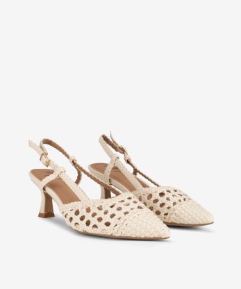 Alternative view of SAPATO SLING BACK ENTRANÇADO