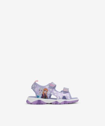 SANDÁLIA ESTAMPADA DE VELCROS EM SOLA COM LUZES LED