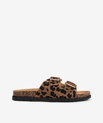 SANDÁLIA ESTAMPADA LEOPARDO