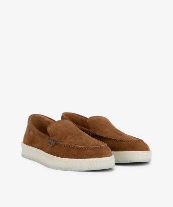 Alternative view of SAPATO LOAFER EM CROUTE CAMURÇA