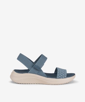 SANDÁLIA EM MESH COM TIRA DE VELCRO