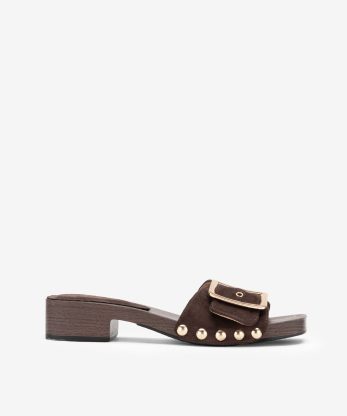 SANDÁLIA MULE DE FIVELA