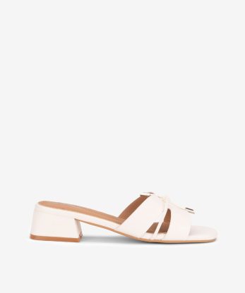 SANDÁLIA MULE EFEITO PELE