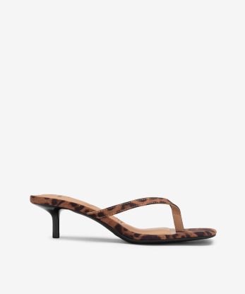 SANDÁLIA MULE ESTAMPADO LEOPARDO