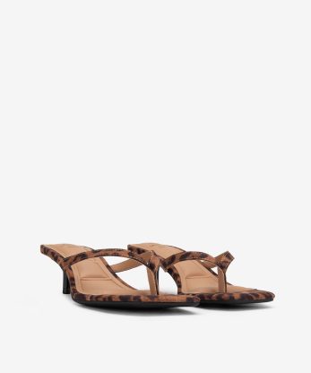 Alternative view of SANDÁLIA MULE ESTAMPADO LEOPARDO