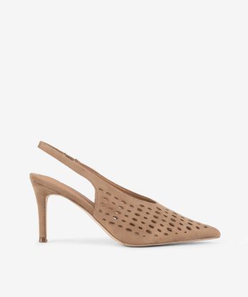 SAPATO PUMP SLING BACK PERFURADO