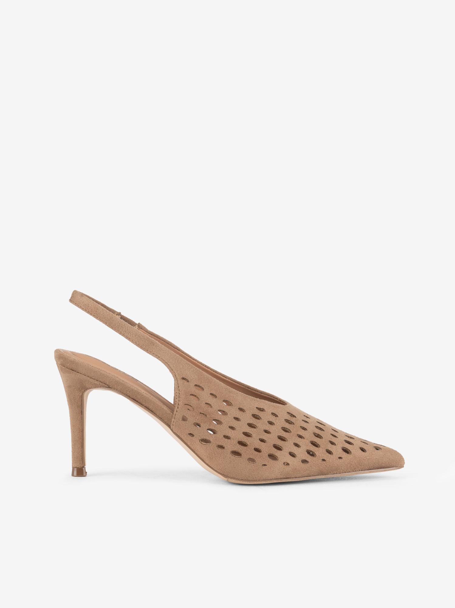SAPATO PUMP SLING BACK PERFURADO