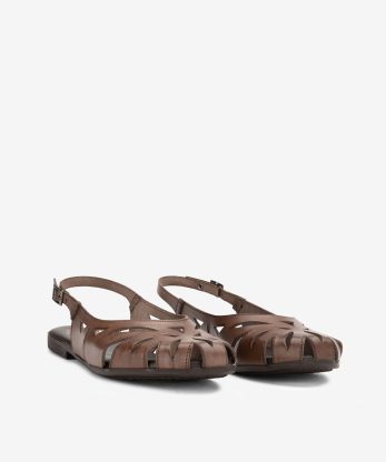 Alternative view of SANDÁLIA SLING BACK PORRONET EM PELE