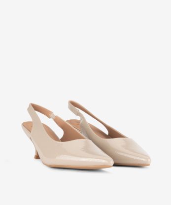 Alternative view of SAPATO SLING BACK EM VERNIZ CROCO